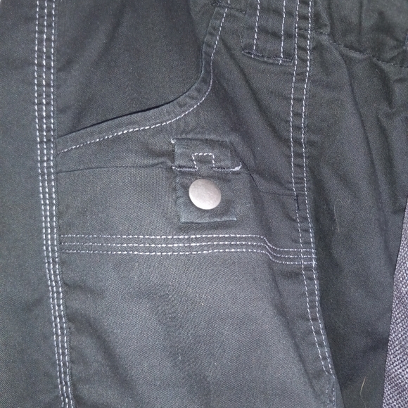 Dickies small petite scrubs black elastic waist with ties. So many pockets. - Picture 3 of 5